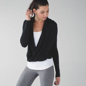 Lululemon Iconic Sweater Wrap Heathered Black